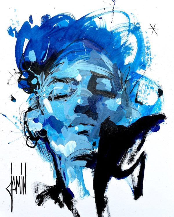 Introportrait en bleu