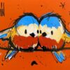 Birds in love