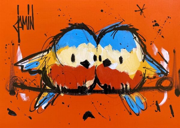 Birds in love