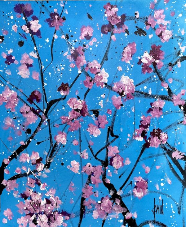 Les amandiers en fleurs
