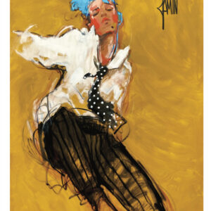 Reproduction "Allure - variations en ocre"