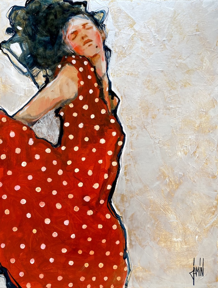 La robe rouge à pois