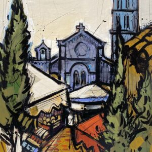 Uzès - vue sur la Fenestrelle