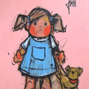 Girl & dog